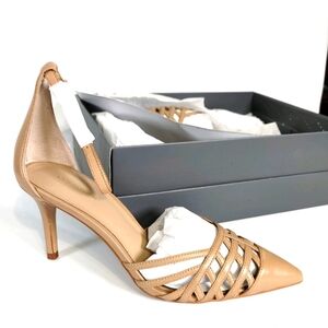 Ann Taylor Beige Strappy Heels